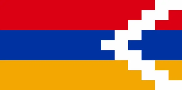 Bandera Nacional Artsaj — Archivo Imágenes Vectoriales