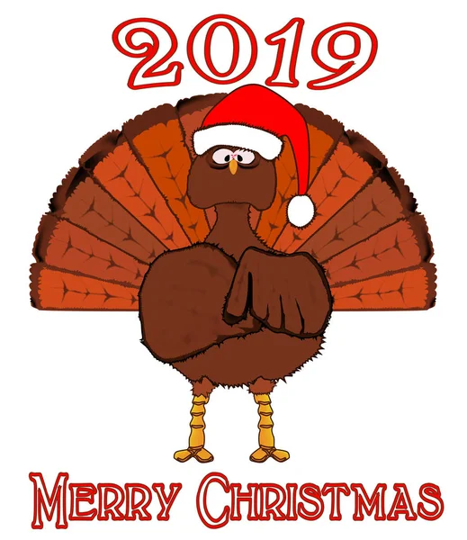 2019 Noël Turquie Message . — Image vectorielle