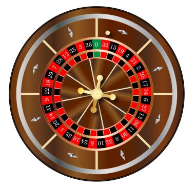 rulet tekerleği ile Top