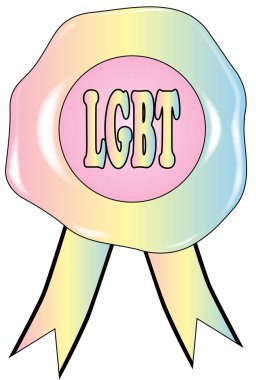 Gökkuşağı Lgbt Balmumu Damgası