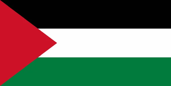 Bandeira da Palestina — Vetor de Stock