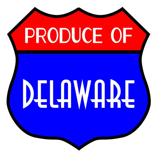 Delaware Üretimi — Stok Vektör