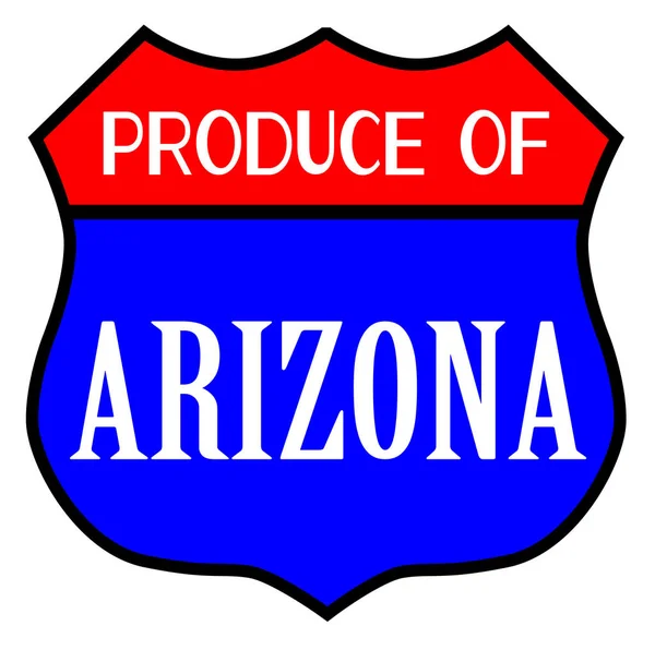 Produceren van Arizona — Stockvector