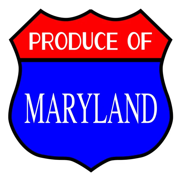 Produit du Maryland — Image vectorielle