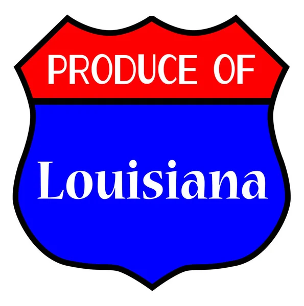 Produit De Louisiane — Image vectorielle