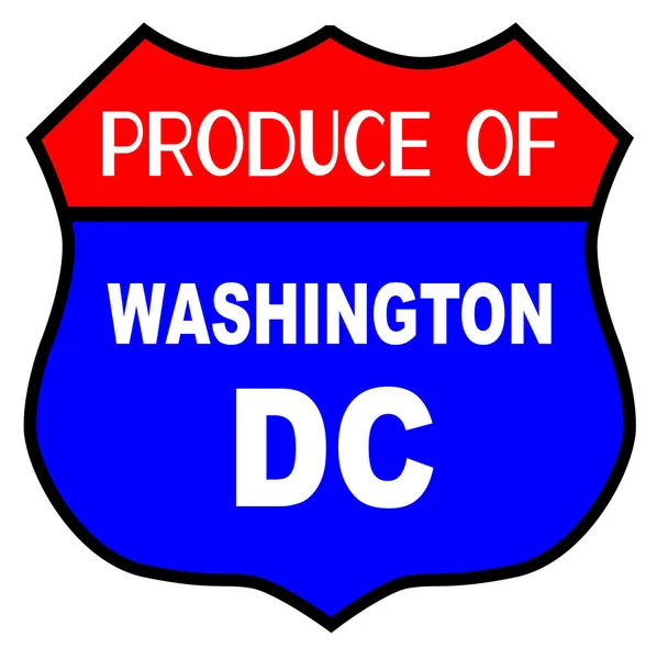 Produkcja Washington DC — Wektor stockowy