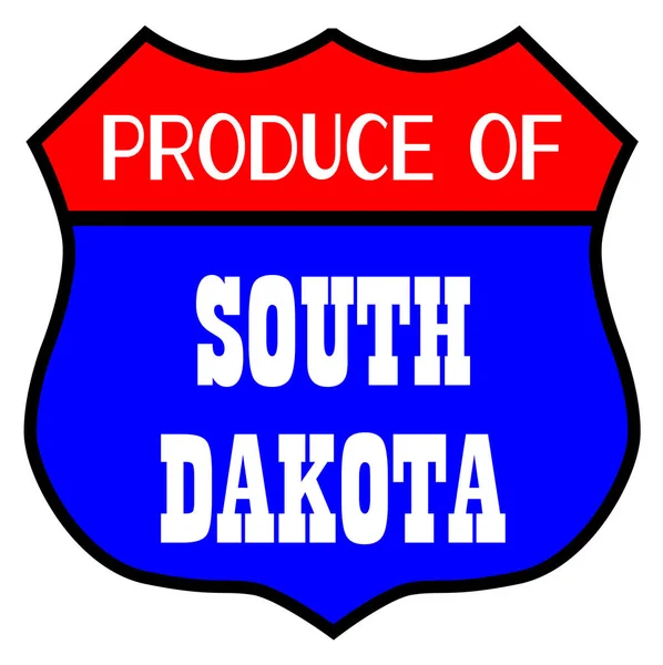 Produkter av South Dakota State — Stock vektor