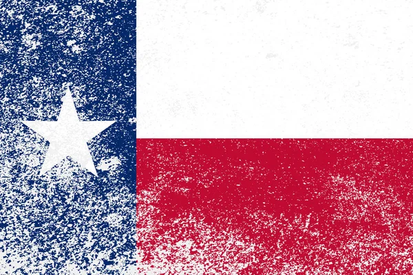 Bandeira do Grunge do Estado do Texas — Vetor de Stock