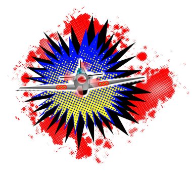 Savaş Uçağı Karikatür