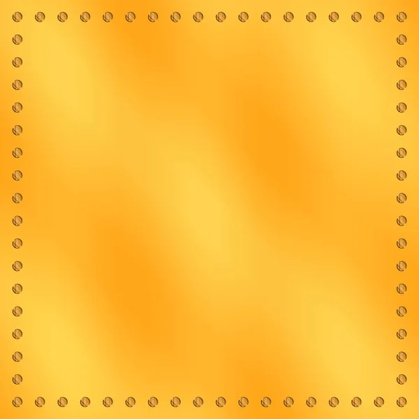 Solid guld platta bakgrund — Stock vektor