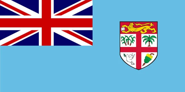 Nationale vlag van Fiji — Stockvector