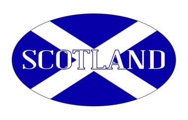 Scotland Isolated Rugby Ball clipart