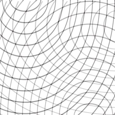 Siyah ve Beyaz Oval Oval Oval Çapraz