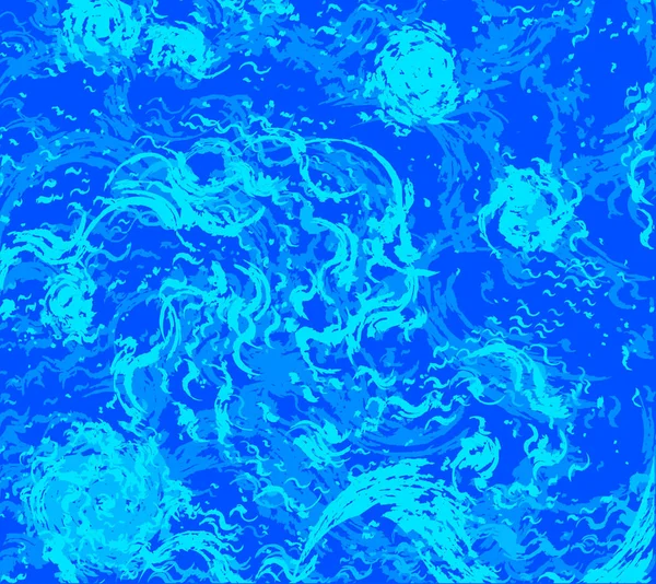 Bleu abstrait Twirl fond — Image vectorielle