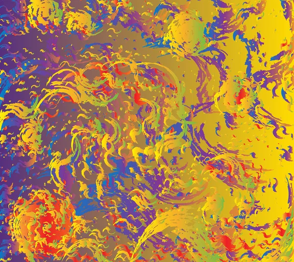 Gasolina arco iris abstracto giro fondo — Archivo Imágenes Vectoriales