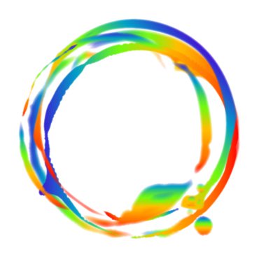 İçki Halkaları Gökkuşağı Arkaplanı