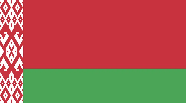 Bandera de Belarus — Vector de stock