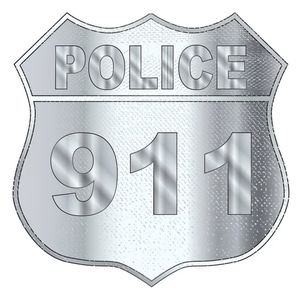 Insignia de parodia policial — Vector de stock