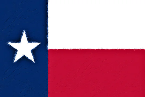 Bandeira Estado Americano Texas — Fotografia de Stock