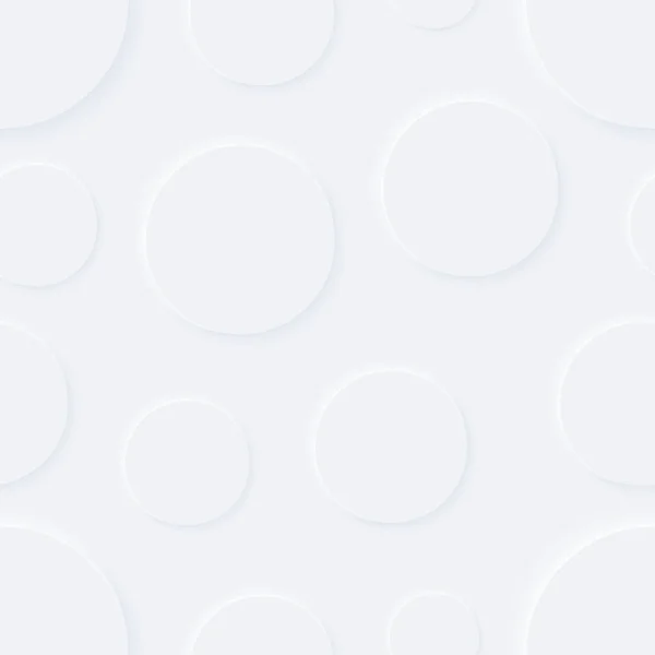 Pattren Géométrique Abstrait Sans Couture Boutons Lumineux Cercle Blanc Dégradé — Image vectorielle