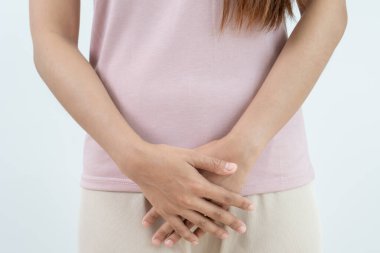 Rahim ağzı kanseri, kadın üreme sistemi, karın bölgesine dokunan kadın, cinsel yolla bulaşan hastalık, karın ağrısı, pelvik rahatsızlığı, lökosorya, anormal, vajinal sıkışma, onarım.