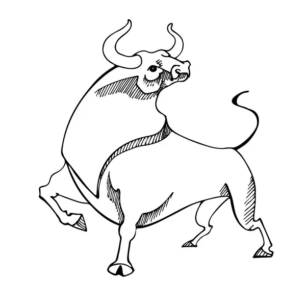 Símbolo de touro de 2021 —  Vetores de Stock