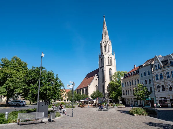 Szent Maximi Városi Templom Merseburgban Németországban — Stock Fotó