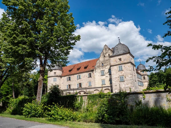 Mitwitz Castello Acquatico Turingia Germania Orientale — Foto Stock