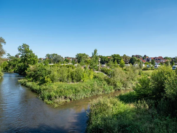 Camping Ställplats Husbilshamn Bad Salzungen Thüringen — Stockfoto