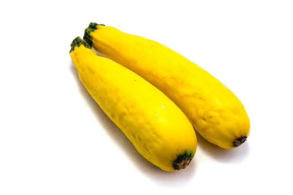Yellow Zucchini Isolated White Background — Stock Photo, Image