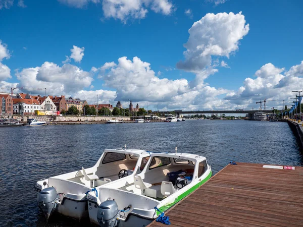 Vista Della Città Kotor Szczecin Polonia — Foto Stock