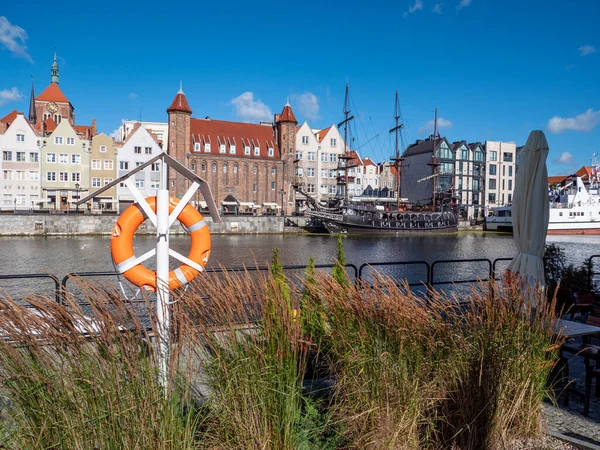 Vista Cidade Velha Gdansk Poland — Fotografia de Stock