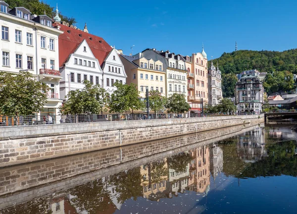 Karlovy Vary Zdravotní Středisko Čechách Česká Republika — Stock fotografie