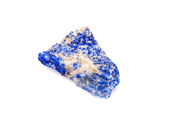 Pietre Sodalite Isolate Fondo Bianco — Foto Stock