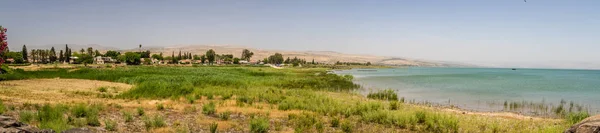 La costa del mare di Galilea, Israele — Foto Stock