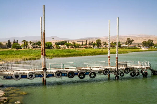 Il molo del Mare di Galilea, Israele — Foto Stock
