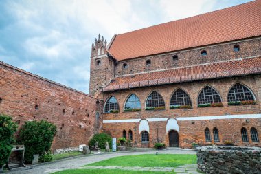 Ordensburg kale avlu Olsztyn, Polonya