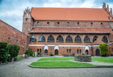Ordensburg kale avlu Olsztyn, Polonya
