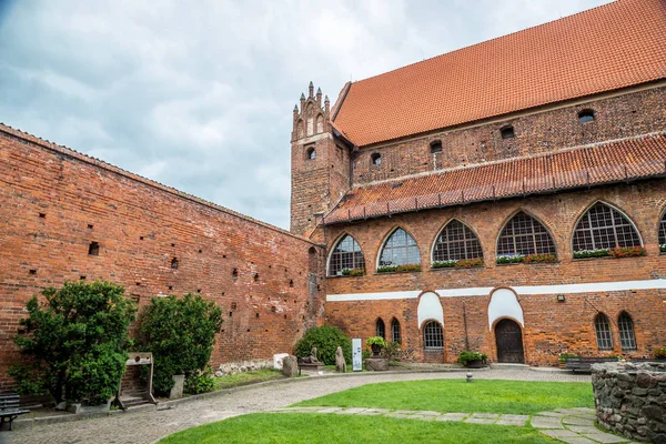 Cour Château Ordensburg Olsztyn Pologne — Photo