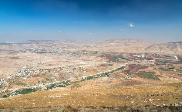 Panorama Tirzá Desde Las Tierras Altas Samaria Cerca Siquem Provincia — Foto de Stock