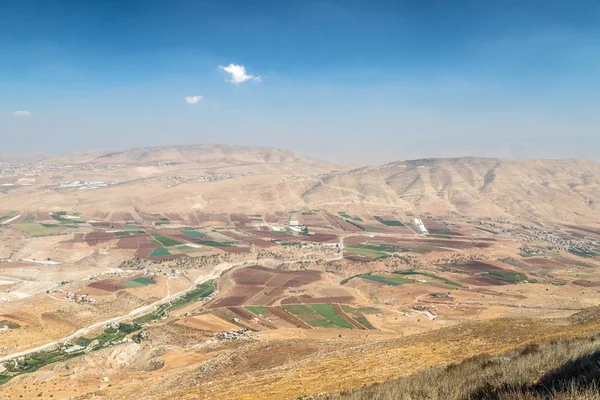 Panorama Tirzah Depuis Les Hauts Plateaux Samaritains Près Sichem Gouvernorat — Photo