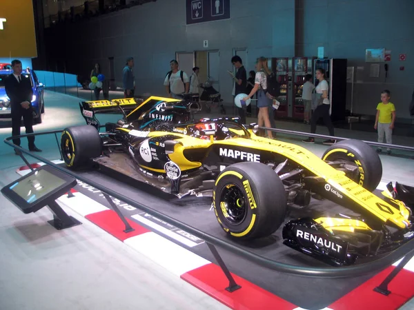 Team Renault Sport Formula One Bolid Moscow International Automobile Salon — Stock Photo, Image