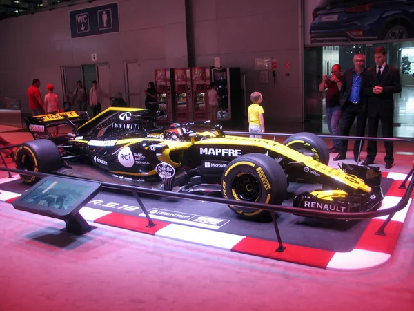 Team Renault Sport Formula One Bolid Moscow International Automobile Salon — Stock Photo, Image