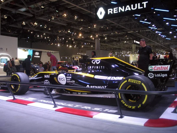 Team Renault Sport Formel Bolid Moskau Internationaler Automobilsalon 2018 Russland — Stockfoto