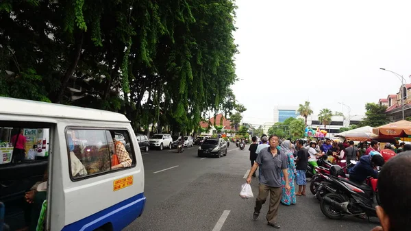 Surabaya Indonesia Septiembre 2020 Ambiente Matutino Mercado Ropa Usada — Foto de Stock