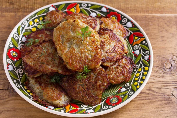 Latkes Draniki 나라에서 팬케이크 — 스톡 사진