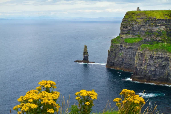 Foto Bellissimo Mare Panoramico Paesaggio Montano Scogliere Moher Costa Occidentale — Foto Stock