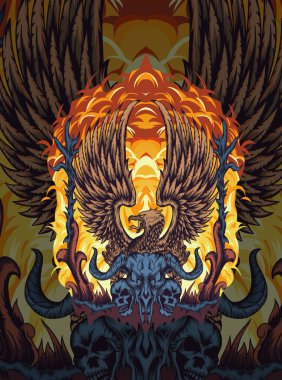 BOLL SKULL EAGLES