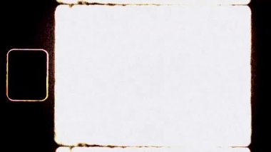 Super8 Grain Overlay with Real 8mm Scan Vintage Film Filtresi ve Letterbox Sprocket Holes ve Flicker ile Doku. Yüksek kalite 4k görüntü