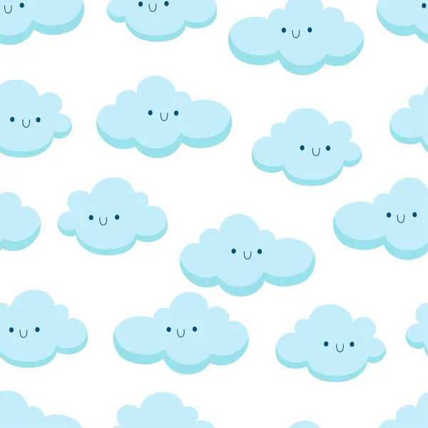 Seamless cloud pattern — Stock Vector © Robin2b #31205475